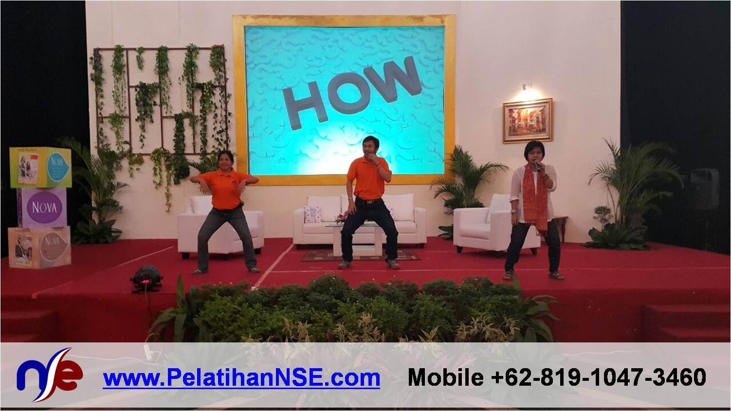 Yoga Tawa - Nova Inspiring Day 29 April 2015 - Tim NSE menjelaskan Langkah Melakukan Tawa Singa